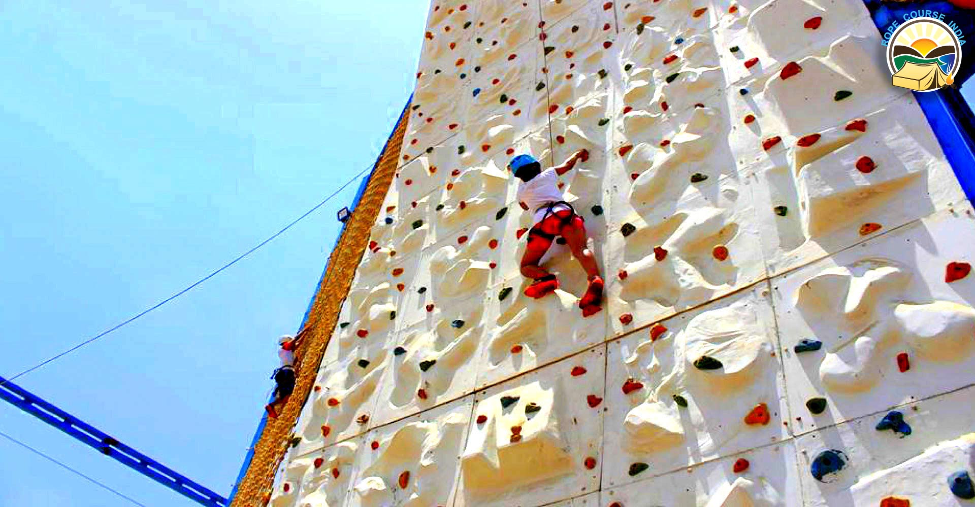 Rock climbing setup in india